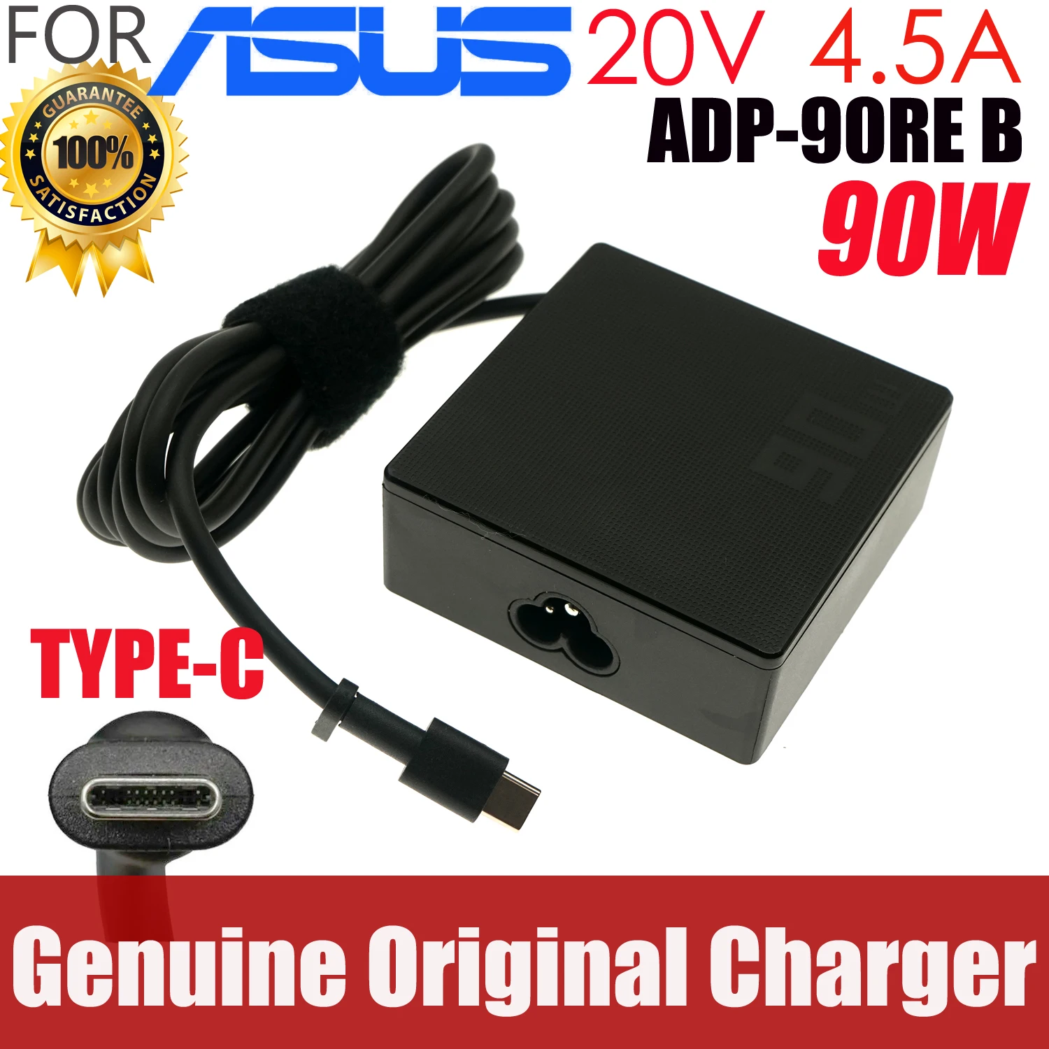 Genuine ADP-90RE B 20V 4.5A USB Type C AC Adapter Charger for Asus VivoBook S 14 M3402RA K3402ZA VivoBook S 15 M3502QA Laptop
Genuine ADP-90RE B 20V 4.5A USB Type C AC Adapter Charger for Asus VivoBook S 14 M3402RA K3402ZA VivoBook S 15 M3502QA Laptop