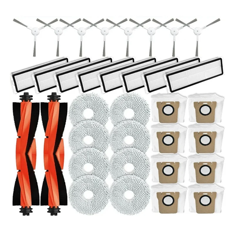 For Xiaomi Mijia Omni 2 C102CN, B101CN, B116CN, X10+ Spare Parts Main Side Brush Hepa Filter Mop Dust Bags As Shown Plastic
For Xiaomi Mijia Omni 2 C102CN, B101CN, B116CN, X10+ Spare Parts Main Side Brush Hepa Filter Mop Dust Bags As Shown Plastic