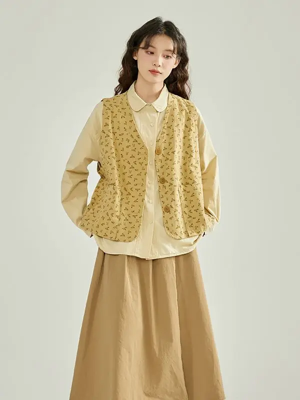Korea 3-piece Retro Shirt Vest Skirt College Style Casual Versatile Slimming Girly Style Solid Color Fashion Simple Commuting
Korea 3-piece Retro Shirt Vest Skirt College Style Casual Versatile Slimming Girly Style Solid Color Fashion Simple Commuting
