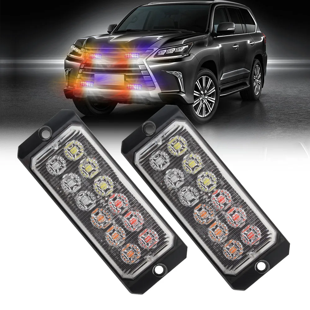 1PC Universal 12LED Beacon Signal Lamp Grill Flashing Breakdown Emergency Light 12V 24V Waterproof Strobe Car Warning Light
1PC Universal 12LED Beacon Signal Lamp Grill Flashing Breakdown Emergency Light 12V 24V Waterproof Strobe Car Warning Light