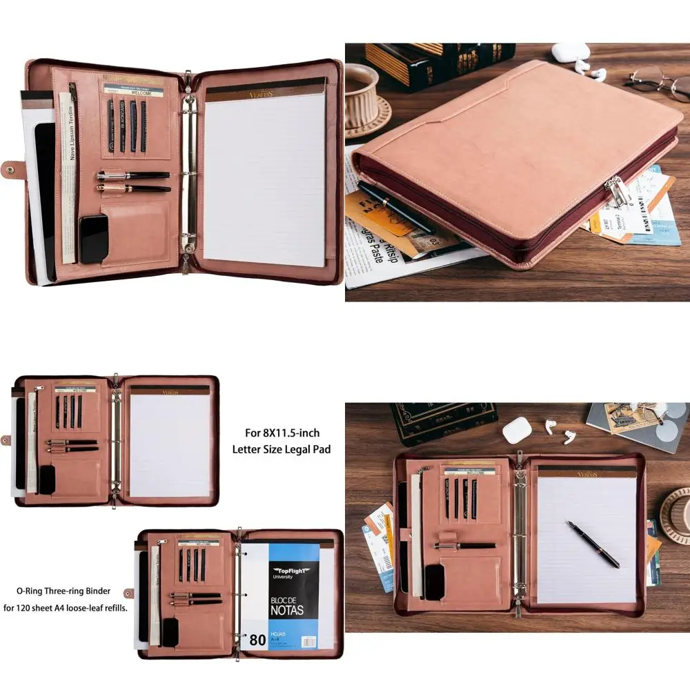 Женский портфель Padfolio из веганской кожи, розовый, на молнии, переплет ручной работы для персонализации и организации левой руки
Женский портфель Padfolio из веганской кожи, розовый, на молнии, переплет ручной работы для персонализации и организации левой руки