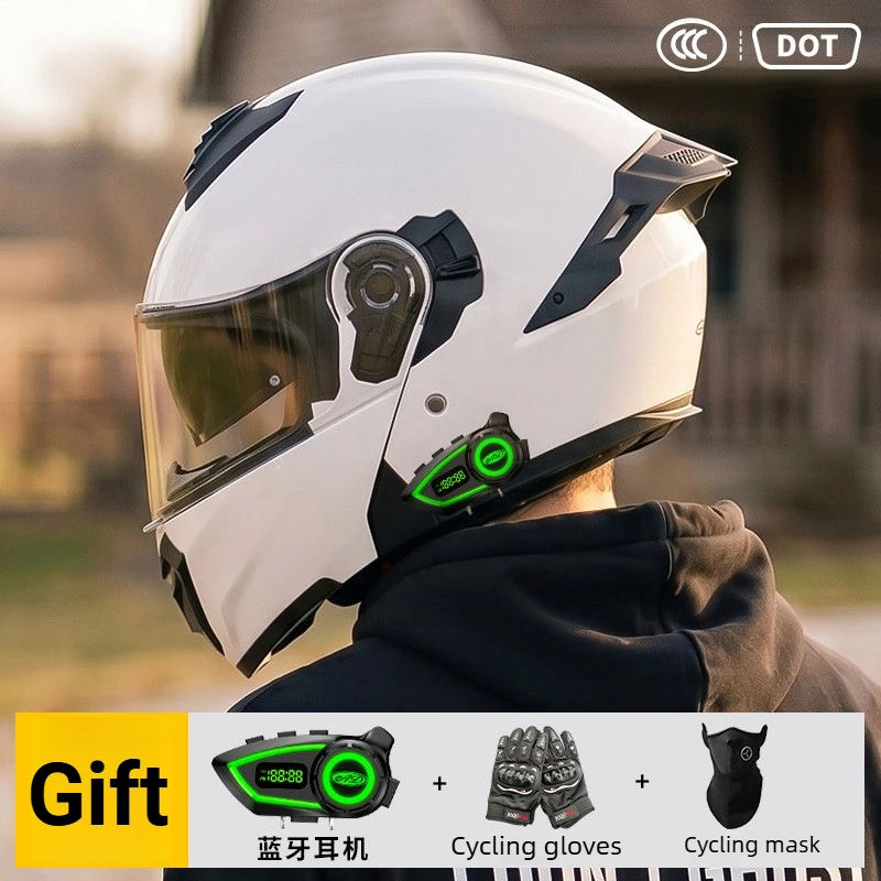AD Electric Motorcycle Helmet Double Lens Bluetooth Locomotive Full Helmet Men's Cycling Four-season Peeling Helmet
AD Electric Motorcycle Helmet Double Lens Bluetooth Locomotive Full Helmet Men's Cycling Four-season Peeling Helmet