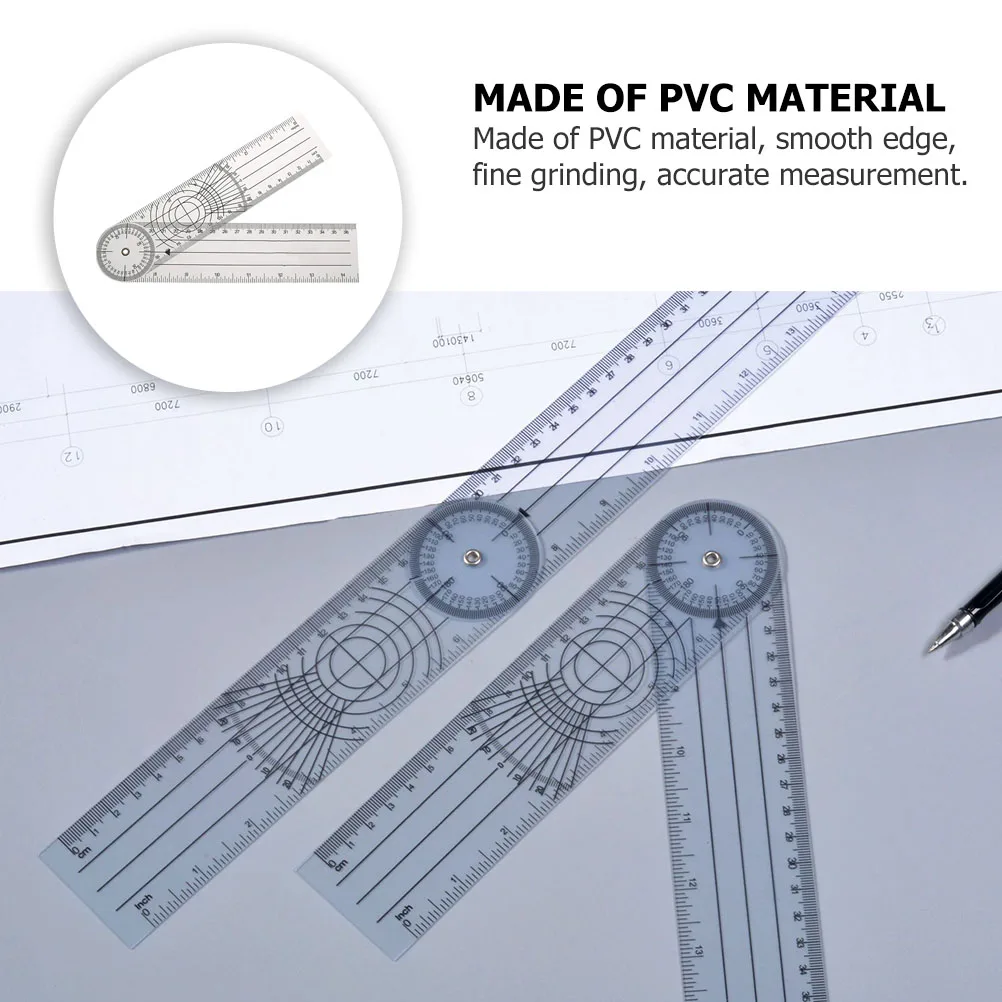 Medical Goniometer Ruler PVC Transparent Angle Ruler Spinal Protractor Durable Rotary Measuring Tool For Therapy
Medical Goniometer Ruler PVC Transparent Angle Ruler Spinal Protractor Durable Rotary Measuring Tool For Therapy
