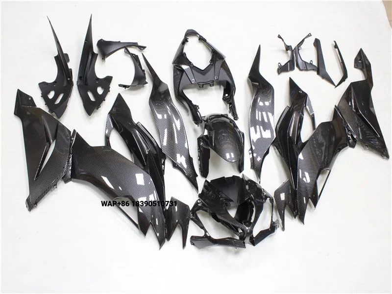 Carbon Fiber Effect Motorcycle Fairing Fit for ZX6R Ninja 2019-2023
Carbon Fiber Effect Motorcycle Fairing Fit for ZX6R Ninja 2019-2023