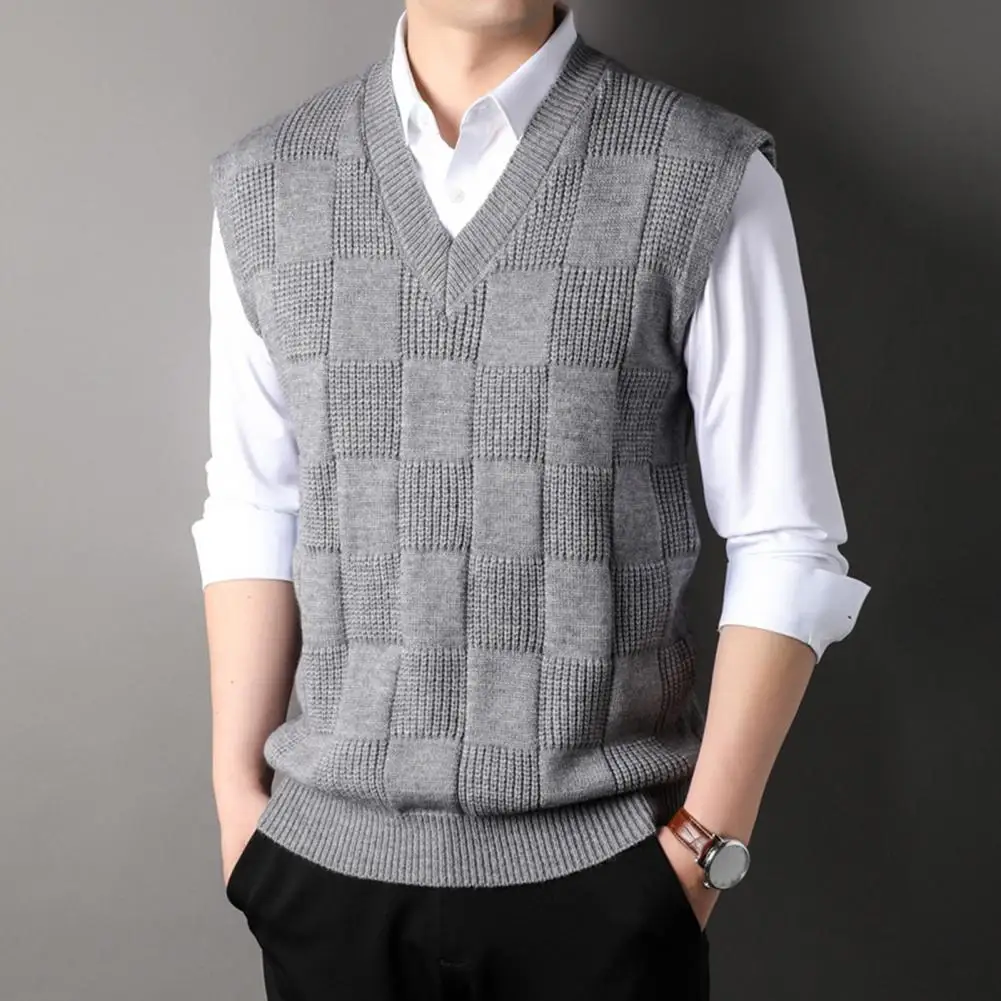 Autumn and Winter Men's Cardigan Vest Fashion Casual Knitted Sweater Warm V-neck Vest
Autumn and Winter Men's Cardigan Vest Fashion Casual Knitted Sweater Warm V-neck Vest