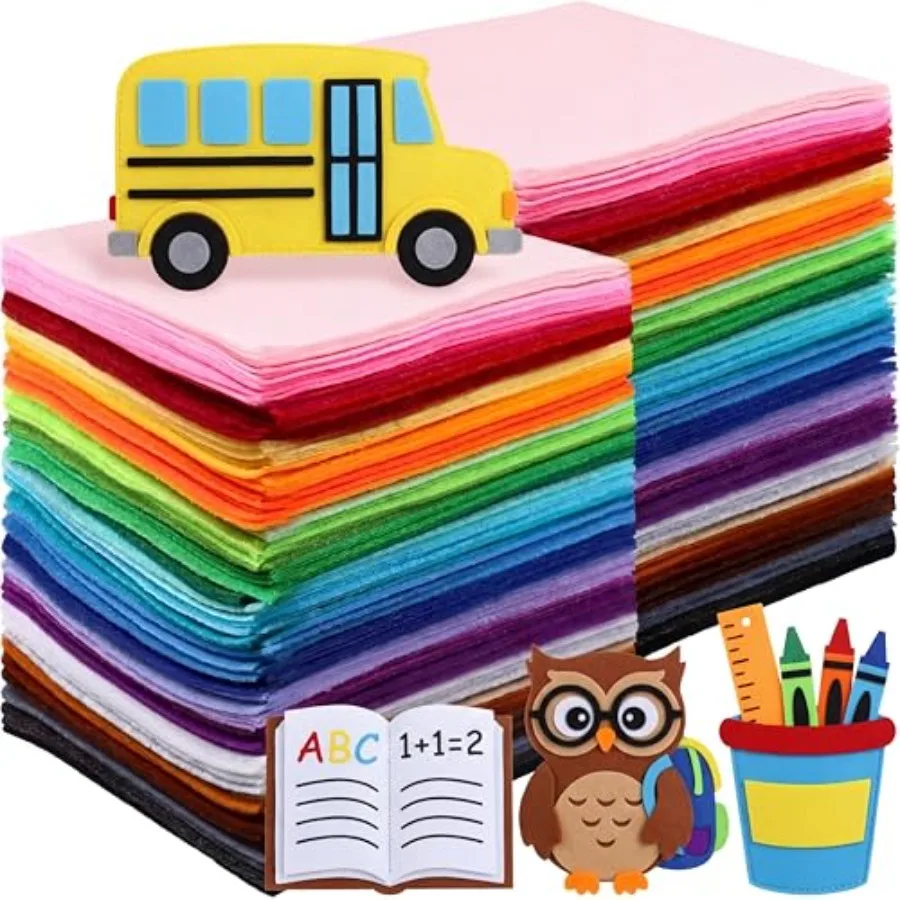 20 Pcs Felt Sheets Bulk for Craft-20 Assorted Colors Stiff Felt Fabric Squares for Mother Day Graduation Festival Holiday DIY C
20 Pcs Felt Sheets Bulk for Craft-20 Assorted Colors Stiff Felt Fabric Squares for Mother Day Graduation Festival Holiday DIY C