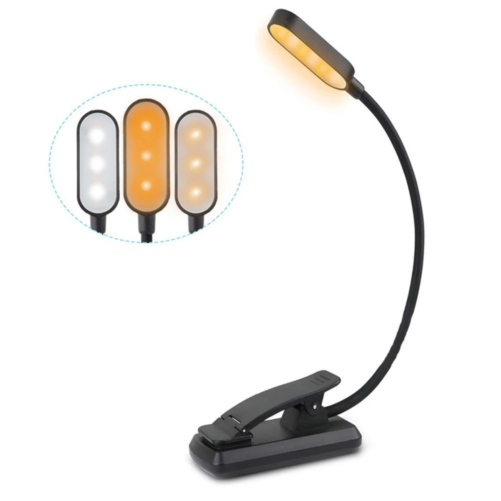 9 LEDs Clip On Book Light USB Rechargeable Reading Light with 3 Adjustable Brightness Levels Long Lasting Lightweight Light
9 LEDs Clip On Book Light USB Rechargeable Reading Light with 3 Adjustable Brightness Levels Long Lasting Lightweight Light