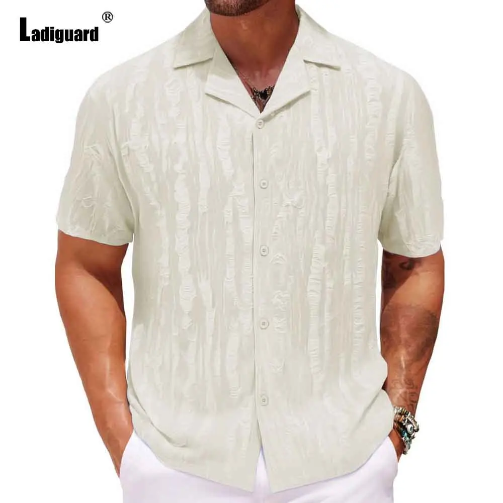 Men Short Sleeve Board Shirt Clothing 2025 Summer Fashion Knitting Top Solid Patchwork Blouse Mens Casual Open Stitch Shirts New
Men Short Sleeve Board Shirt Clothing 2025 Summer Fashion Knitting Top Solid Patchwork Blouse Mens Casual Open Stitch Shirts New