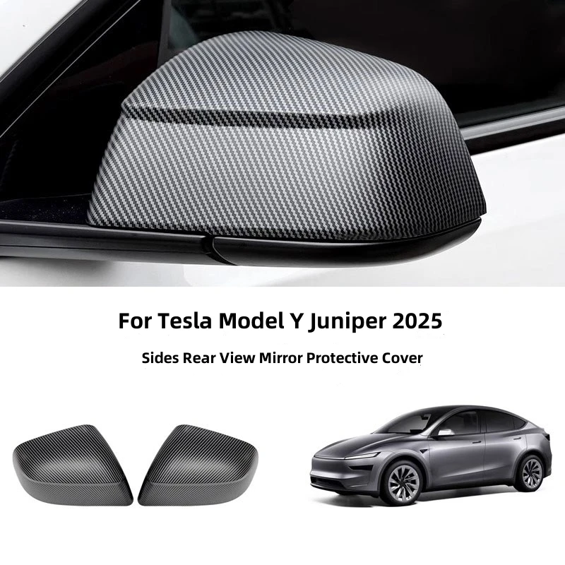 For Tesla Model Y Juniper 2025 Sides Rear View Mirror Protective Cover Carbon Fiber Look ABS Mirror Decorative Car Accessories
For Tesla Model Y Juniper 2025 Sides Rear View Mirror Protective Cover Carbon Fiber Look ABS Mirror Decorative Car Accessories