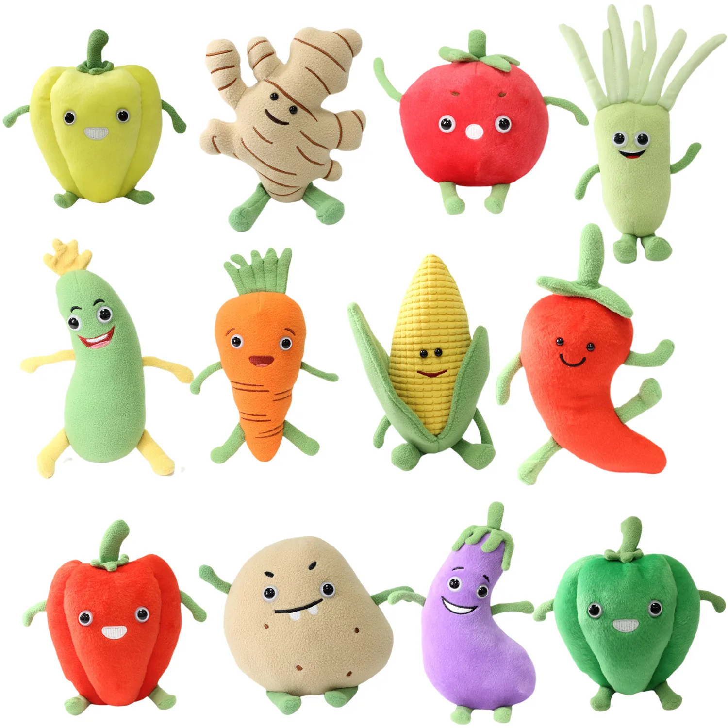 Hot Sales Adorable Vegetable and Fruit Series Eggplant Carrot Corn Plush Dolls Soft Home Decor Gifts For Kids
Hot Sales Adorable Vegetable and Fruit Series Eggplant Carrot Corn Plush Dolls Soft Home Decor Gifts For Kids