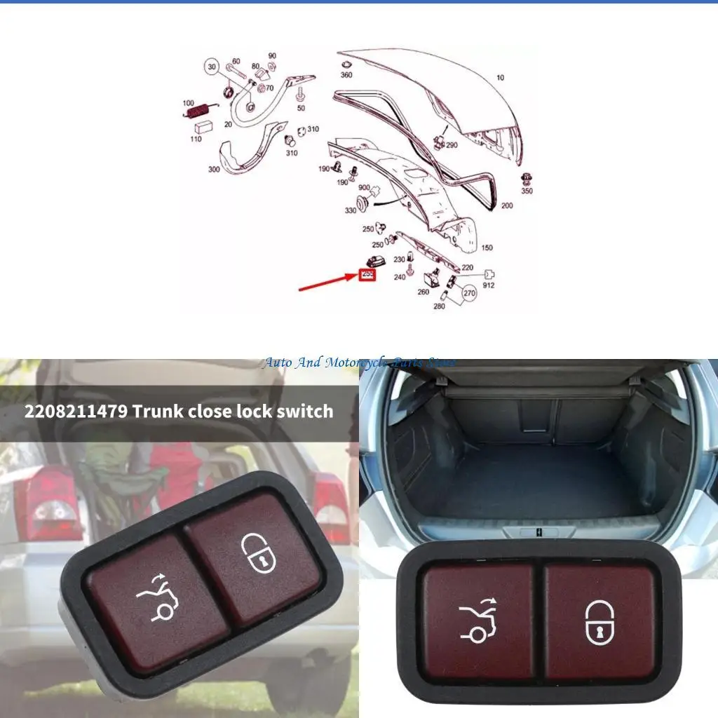 P9FD Car Trunk Release Switch 2208211479 for W221 C216 W213 C250 C300 C350 CL550 CL600 CLK320 CLK350 Vehicle Boot Lid Control
P9FD Car Trunk Release Switch 2208211479 for W221 C216 W213 C250 C300 C350 CL550 CL600 CLK320 CLK350 Vehicle Boot Lid Control