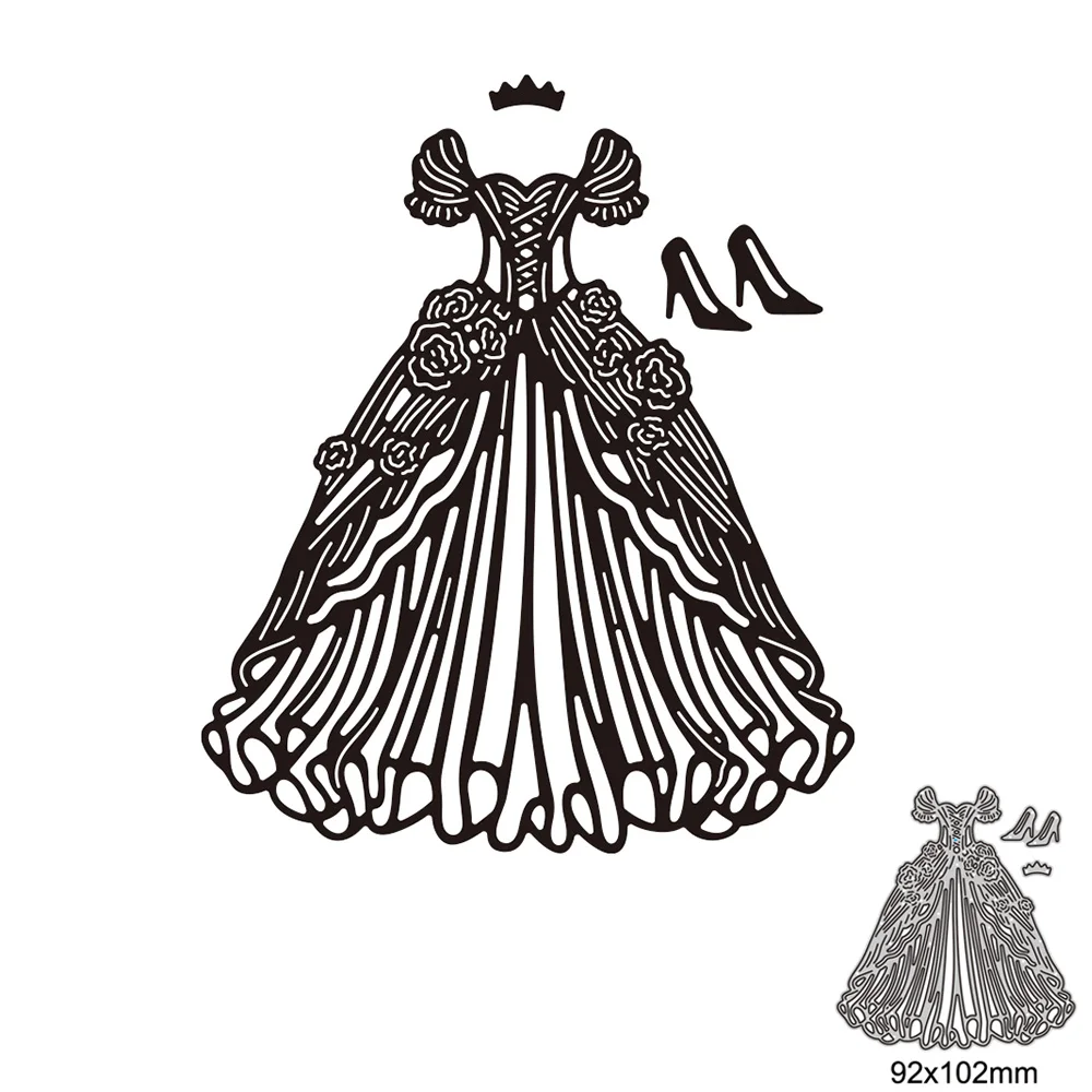 Beautiful Cute Princess Dress Metal Cutting Dies For DIY Scrapbook Cutting Die Paper Cards Embossed Decorative Craft Die Cut New
Beautiful Cute Princess Dress Metal Cutting Dies For DIY Scrapbook Cutting Die Paper Cards Embossed Decorative Craft Die Cut New