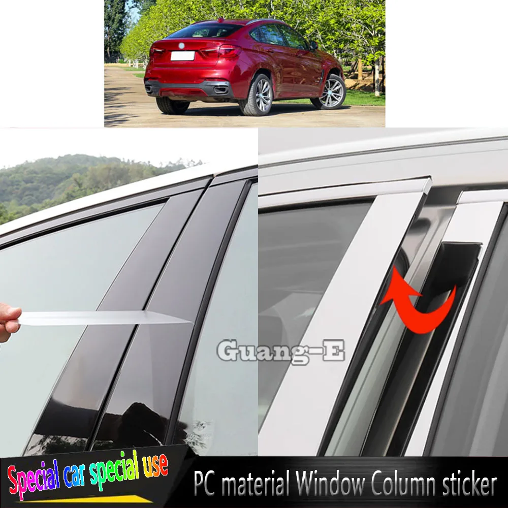For BMW X6 XDrive 2014 2015 2016 2017 2018 2019 Car TPU/Glossy Mirror Pillar Post Cover Door Window Sticker Accessories 8pcs
For BMW X6 XDrive 2014 2015 2016 2017 2018 2019 Car TPU/Glossy Mirror Pillar Post Cover Door Window Sticker Accessories 8pcs