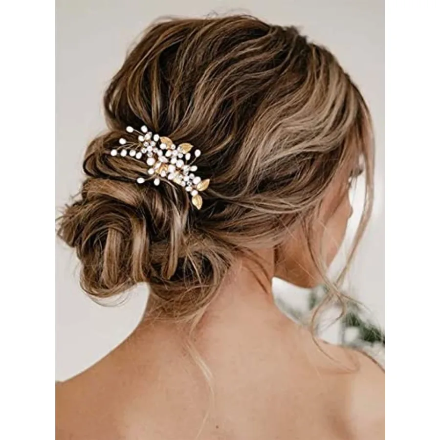 Catery Pearl Wedding Headband Bridal Leaf Hair Pcs Rhinestones Flower Hair Accessories for Women and Brides
Catery Pearl Wedding Headband Bridal Leaf Hair Pcs Rhinestones Flower Hair Accessories for Women and Brides