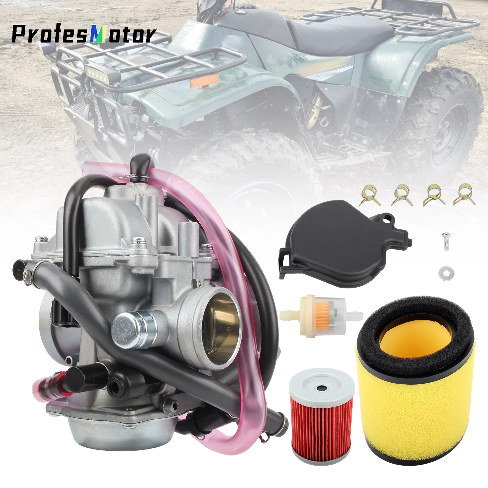 ATV Carburetor Set for Arctic Cat 250 300 400 500 1998 1999 2000 2001 2x2 2x4 4x4 UTV Dirt Bike Carb With Air Filter 0470-352
ATV Carburetor Set for Arctic Cat 250 300 400 500 1998 1999 2000 2001 2x2 2x4 4x4 UTV Dirt Bike Carb With Air Filter 0470-352