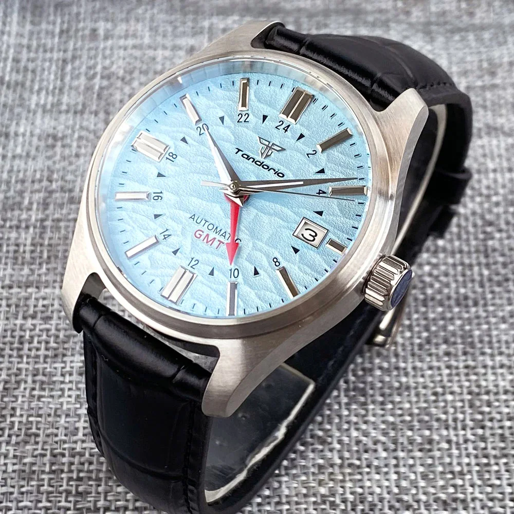 Tandorio New 39mm Dress Sapphire Blue Texture Pilot Watch 200m Waterproof Red GMT NH34 Automatic Watches For Men Sapphire Glass
Tandorio New 39mm Dress Sapphire Blue Texture Pilot Watch 200m Waterproof Red GMT NH34 Automatic Watches For Men Sapphire Glass