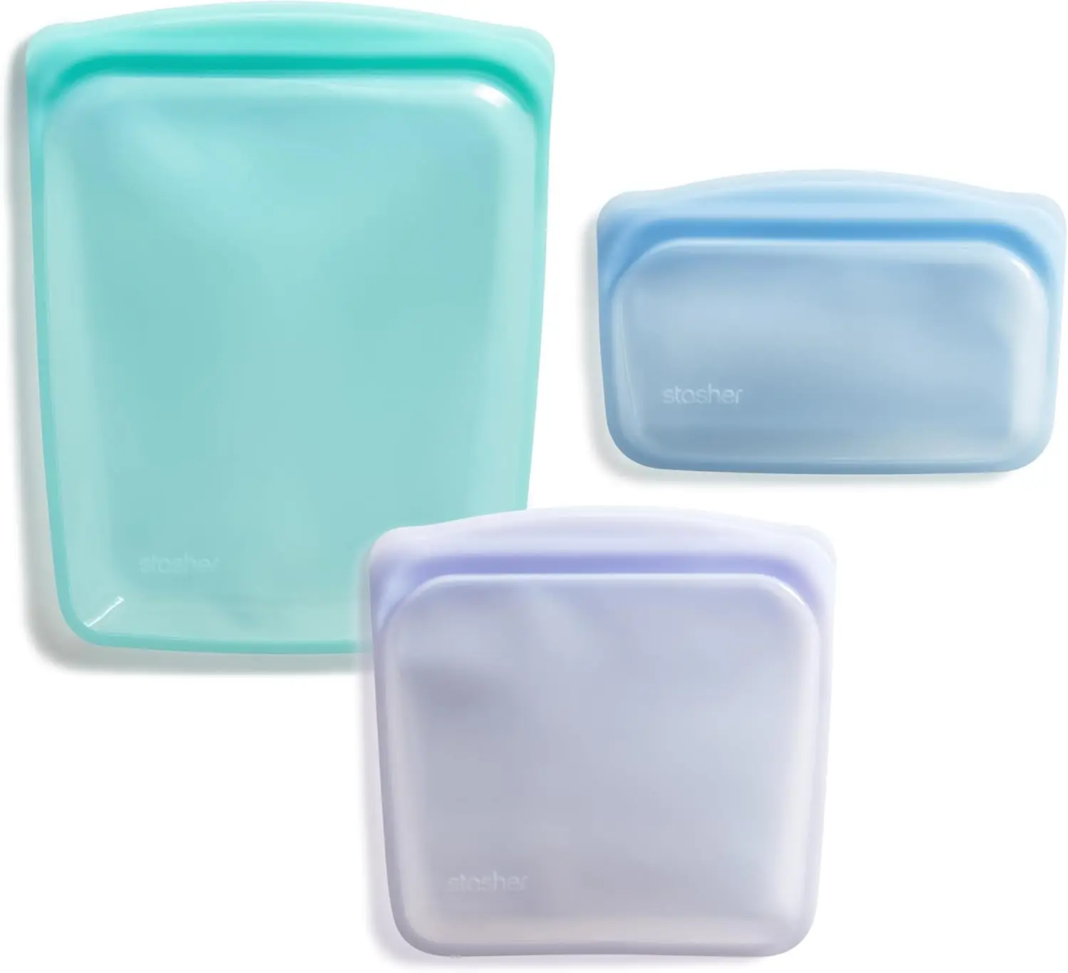Reusable Silicone Storage Bags, 3-Pack, Microwave & Dishwasher Safe, Eco-Friendly Food Containers for Snacks and Freezer
Reusable Silicone Storage Bags, 3-Pack, Microwave & Dishwasher Safe, Eco-Friendly Food Containers for Snacks and Freezer