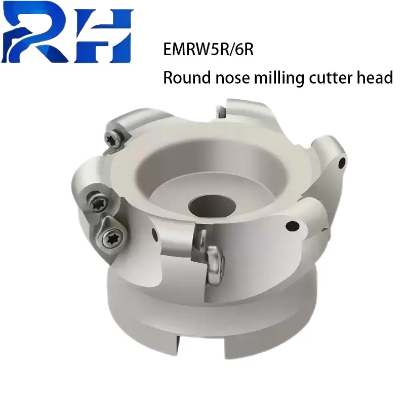 EMRW CNC Round Nose Cutter Head Hardening Alloy RPMT1204 R4 R5R6 Ox Nose Milling Cutter Head EMR 50 63 80 100
EMRW CNC Round Nose Cutter Head Hardening Alloy RPMT1204 R4 R5R6 Ox Nose Milling Cutter Head EMR 50 63 80 100