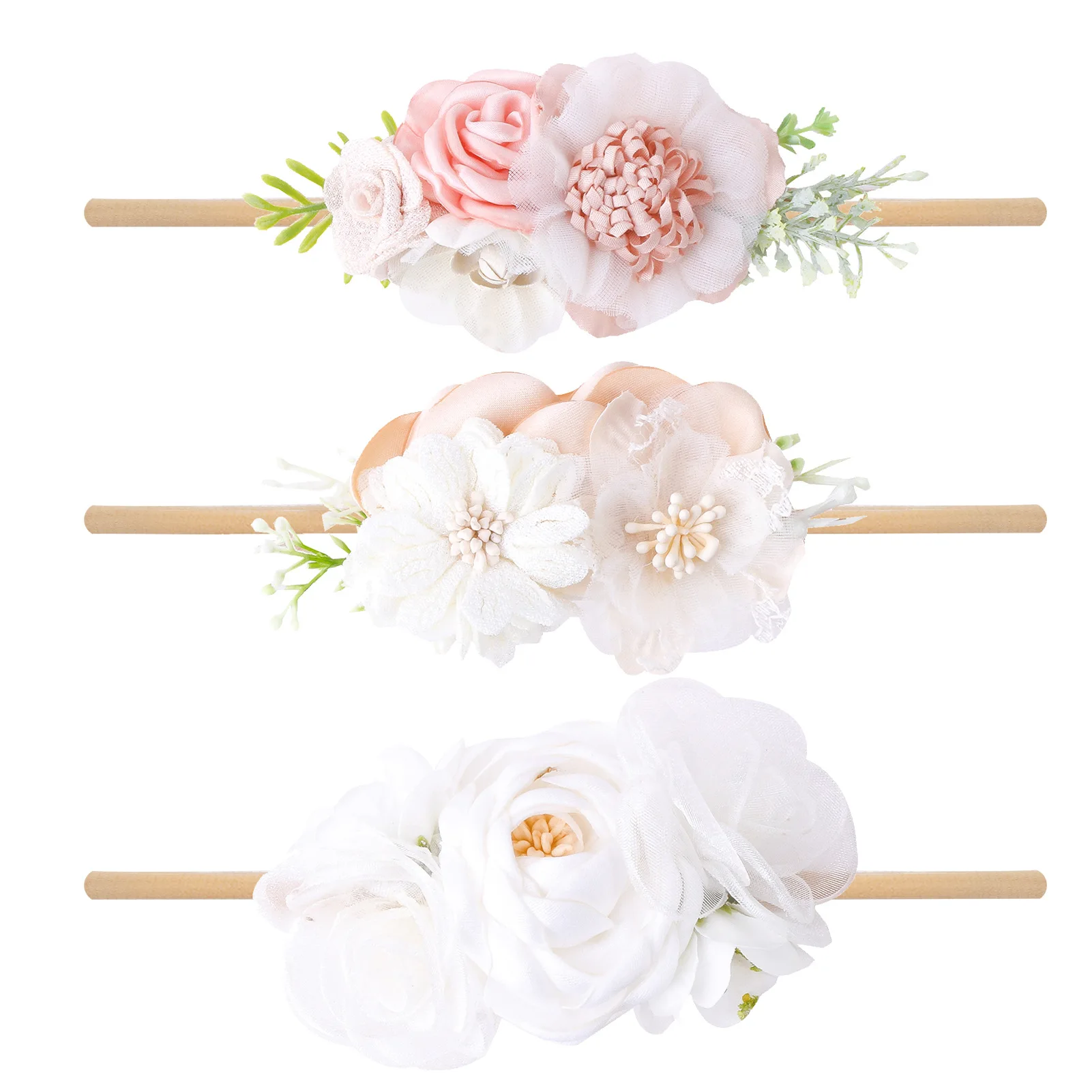 3Pcs Baby Girl Flower Headbands Set-Elastic Hair Band Crown Flower Wraps for Newborn Hair Bands Infant Toddler Hair Accessories
3Pcs Baby Girl Flower Headbands Set-Elastic Hair Band Crown Flower Wraps for Newborn Hair Bands Infant Toddler Hair Accessories