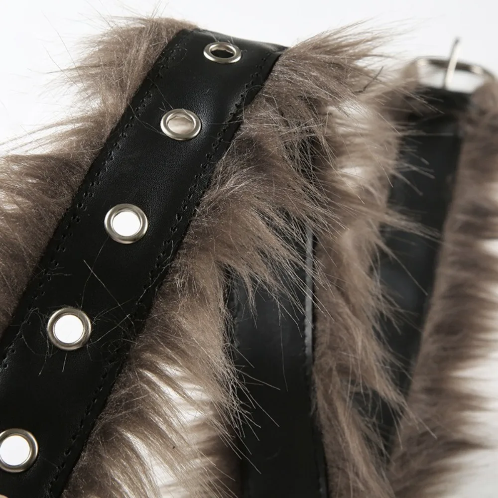 Retro Faux Fur Punk Belt Luxury Design Trendy Pin Buckle Waistband Versatile Casual PU Leather Belt
Retro Faux Fur Punk Belt Luxury Design Trendy Pin Buckle Waistband Versatile Casual PU Leather Belt