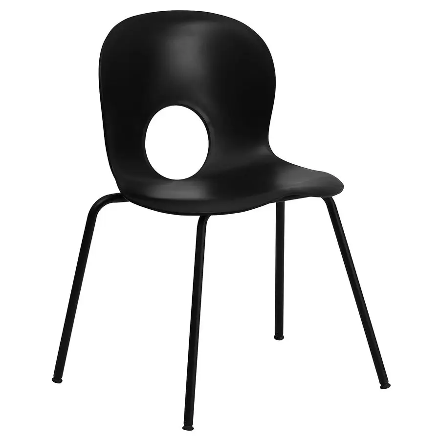 HERCULES Series 770 lb. Capacity Designer Black Plastic Stack Chair with Black Frame
HERCULES Series 770 lb. Capacity Designer Black Plastic Stack Chair with Black Frame