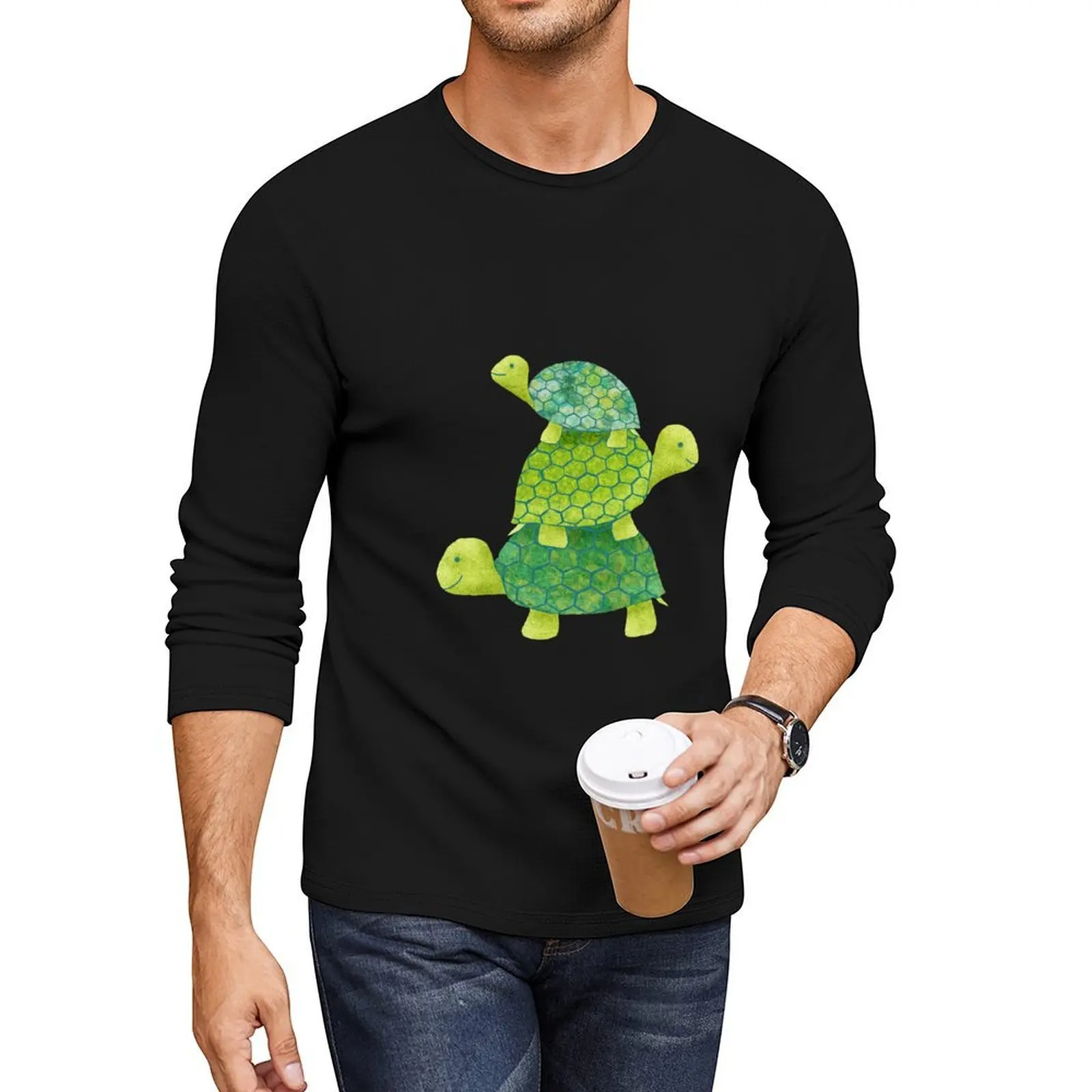 Cute Turtle Stack in Teal, Lime Green and Turquoise Long T-Shirt custom t shirt graphics t shirt mens graphic t-shirts
Cute Turtle Stack in Teal, Lime Green and Turquoise Long T-Shirt custom t shirt graphics t shirt mens graphic t-shirts