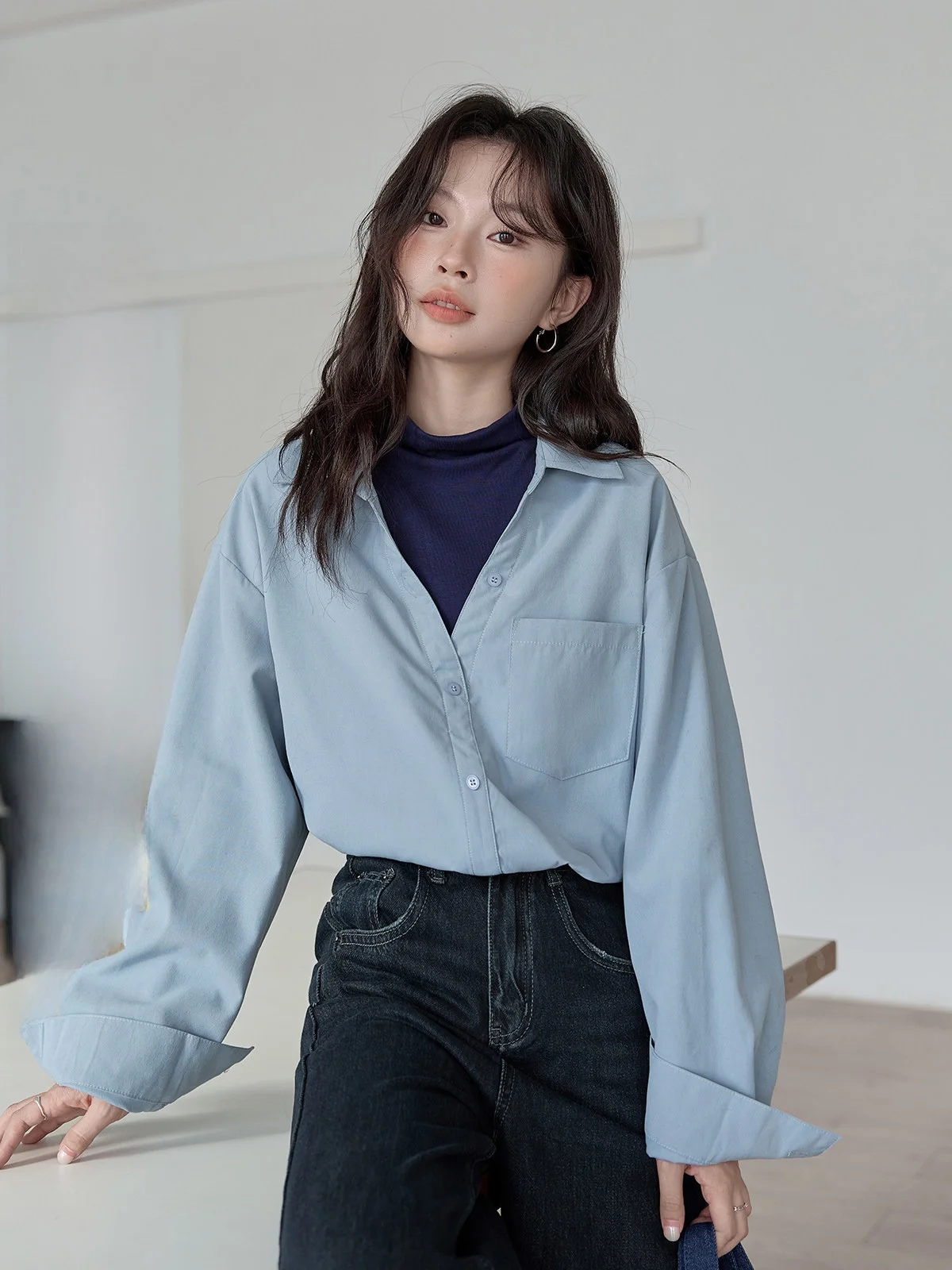HuiXi Knitted Splice Fake Two-Piece irt Women's Winter New Sle ular Design Versatile Top High Collar Long Sve Breat...
HuiXi Knitted Splice Fake Two-Piece irt Women's Winter New Sle ular Design Versatile Top High Collar Long Sve Breat...