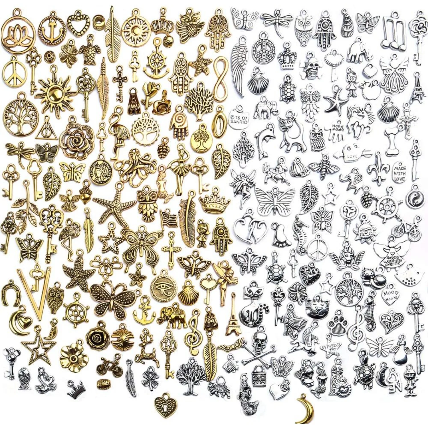 Винтажные подвески оптом, 200 шт. смешанные антикварные подвески из тибетского сплава, подвески для ожерелья, браслета, изготовления ювелирных изделий и рукоделия
Винтажные подвески оптом, 200 шт. смешанные антикварные подвески из тибетского сплава, подвески для ожерелья, браслета, изготовления ювелирных изделий и рукоделия