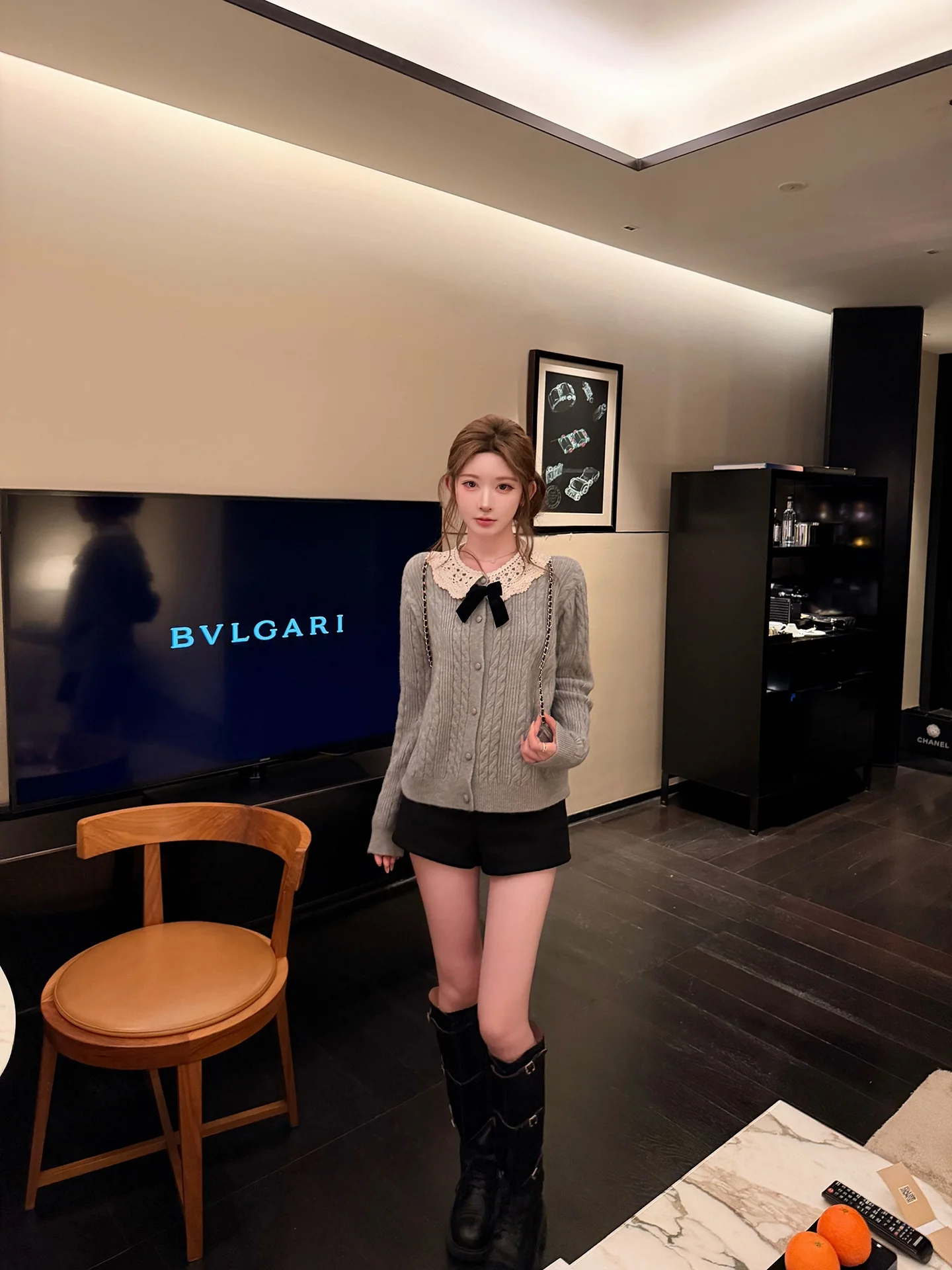 Chen Dayu корейский вязаный свитер с узлом, пальто, женская осенне-зимняя уникальная привлекательная вязаная верхняя одежда
Chen Dayu корейский вязаный свитер с узлом, пальто, женская осенне-зимняя уникальная привлекательная вязаная верхняя одежда