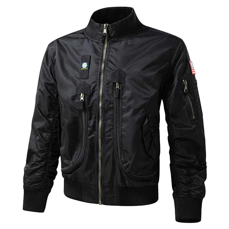 Men Jackets Baseball Collar Coats Air Force Pilot Single Jacket American Jackets Men's Baseball Uniform Tactical Stand-up Jacke
Men Jackets Baseball Collar Coats Air Force Pilot Single Jacket American Jackets Men's Baseball Uniform Tactical Stand-up Jacke