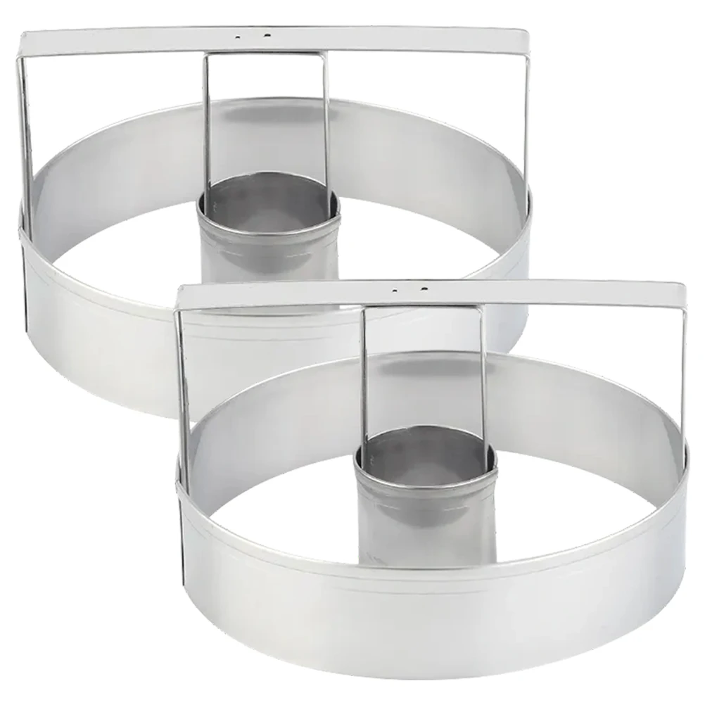 2 Pcs Biscuit Mold Mousse Baking Ring Molds for Cooking Metal Round Cookie Shaper Silver Mould Cake
2 Pcs Biscuit Mold Mousse Baking Ring Molds for Cooking Metal Round Cookie Shaper Silver Mould Cake