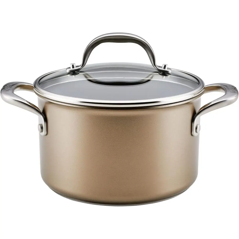 Ascend Hard Anodized Nonstick Sauan/Sauot and Lid - Good or All Stovetops (Gas, Glass Top, Electric & Induction), Dishwasher & O
Ascend Hard Anodized Nonstick Sauan/Sauot and Lid - Good or All Stovetops (Gas, Glass Top, Electric & Induction), Dishwasher & O