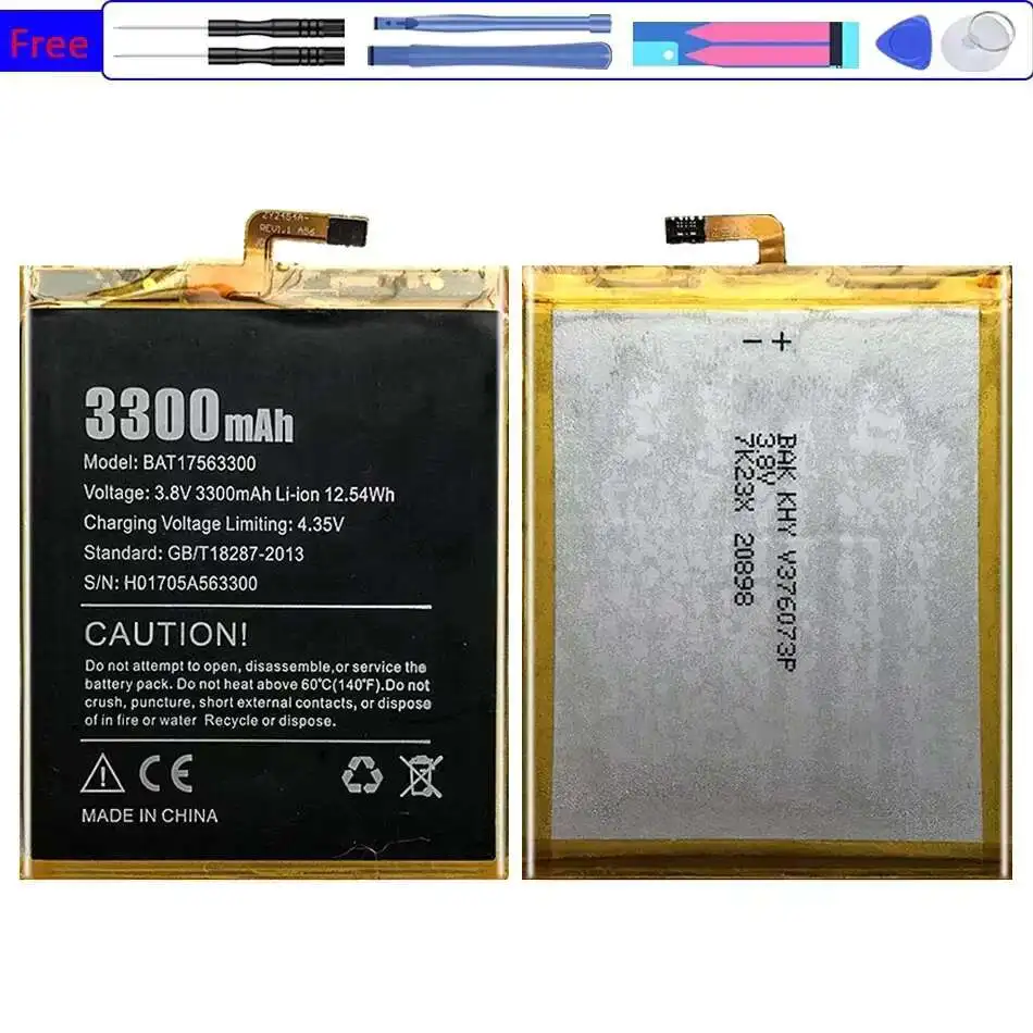 BAT17563300 Reliable Power 3300mAh Mobile Phone Battery For Doogee Shoot 1 Battery 5.5 Inch
BAT17563300 Reliable Power 3300mAh Mobile Phone Battery For Doogee Shoot 1 Battery 5.5 Inch