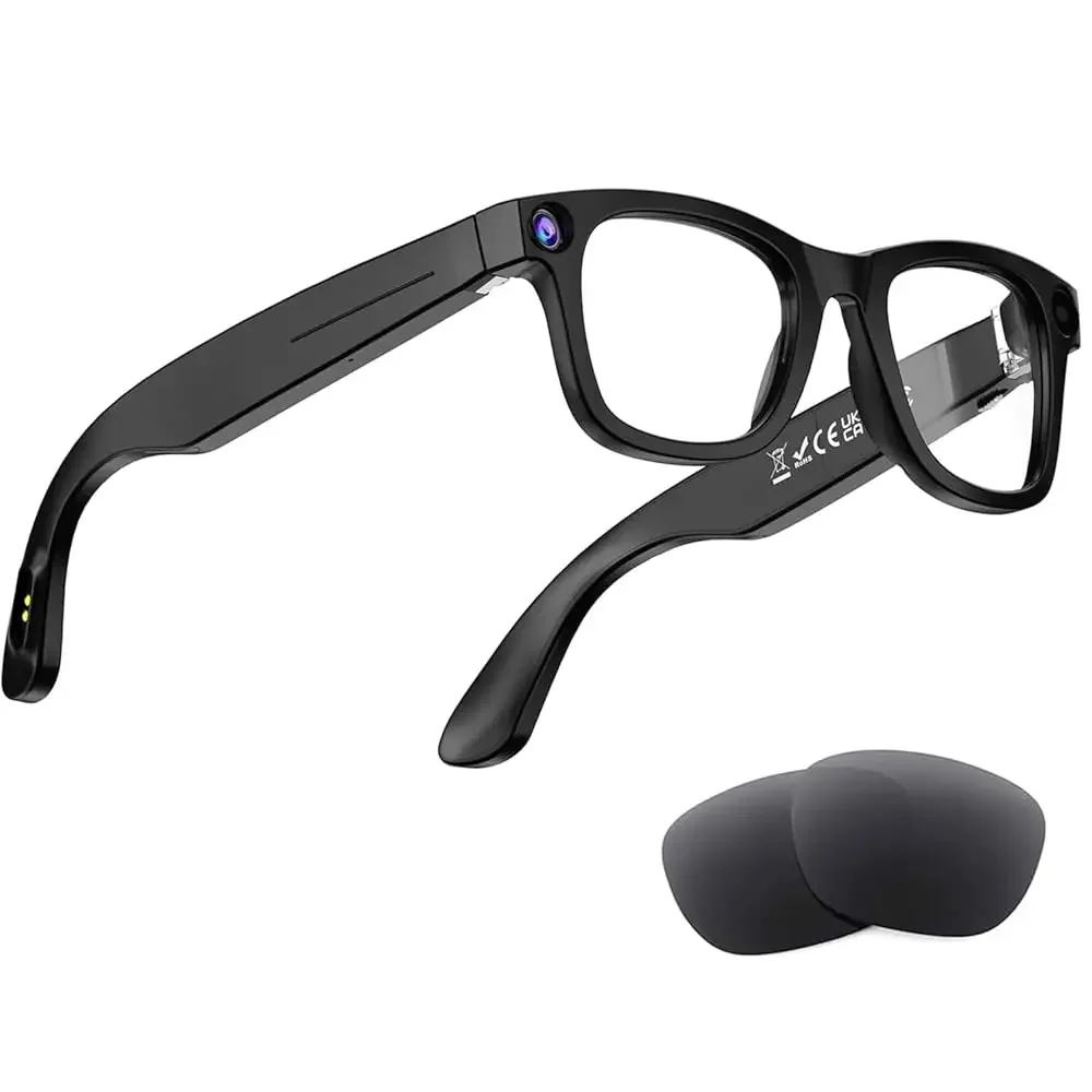 Ailexpress-Free Shipping-Ai Smart Glasses with Camera,8MP HD 1080P Camera Glasses for Men Women,Video Recording Glasses with Aud
Ailexpress-Free Shipping-Ai Smart Glasses with Camera,8MP HD 1080P Camera Glasses for Men Women,Video Recording Glasses with Aud