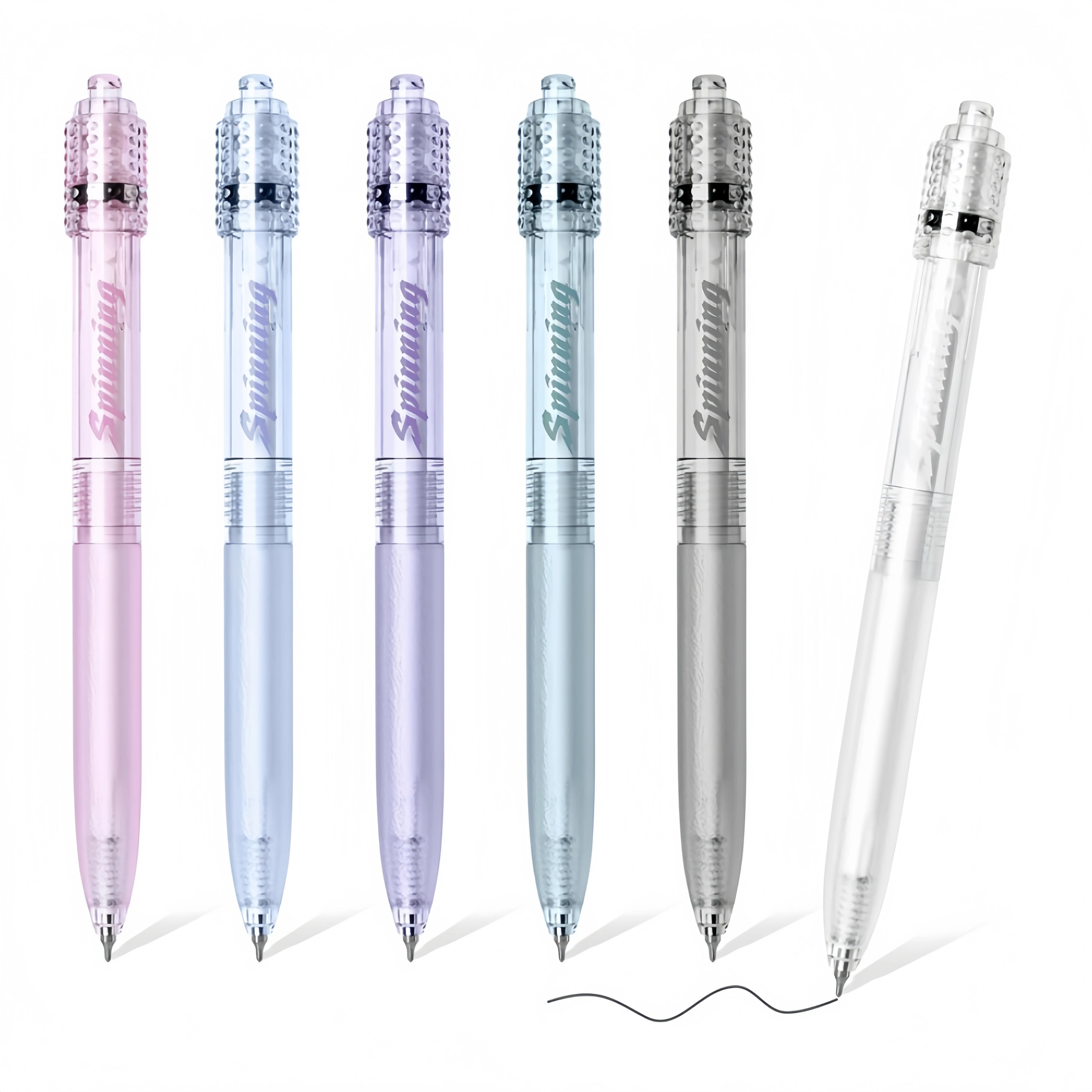 6 выдвижных забавных ручек, вращающиеся гелевые ручки, долговечные, для снятия стресса, добавления развлечений, матовая текстурированная ручка, удобная ручка, гладкое письмо, гелевые ручки с черными чернилами 0,5 мм
6 выдвижных забавных ручек, вращающиеся гелевые ручки, долговечные, для снятия стресса, добавления развлечений, матовая текстурированная ручка, удобная ручка, гладкое письмо, гелевые ручки с черными чернилами 0,5 мм