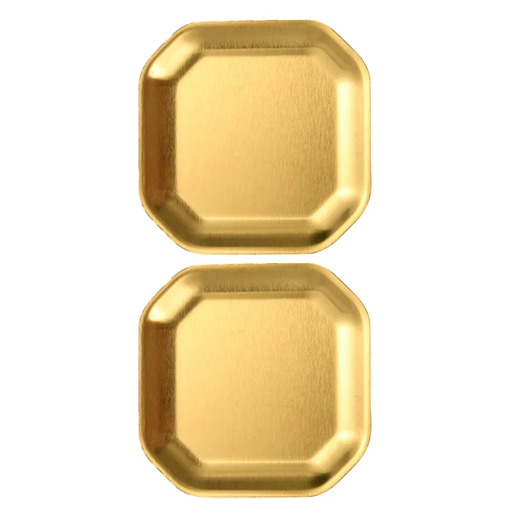 2pcs Octagon Snack Plates Stainless Steel Dessert Serving Trays Decorative Food Dishes Household Tableware Korean Style
2pcs Octagon Snack Plates Stainless Steel Dessert Serving Trays Decorative Food Dishes Household Tableware Korean Style
