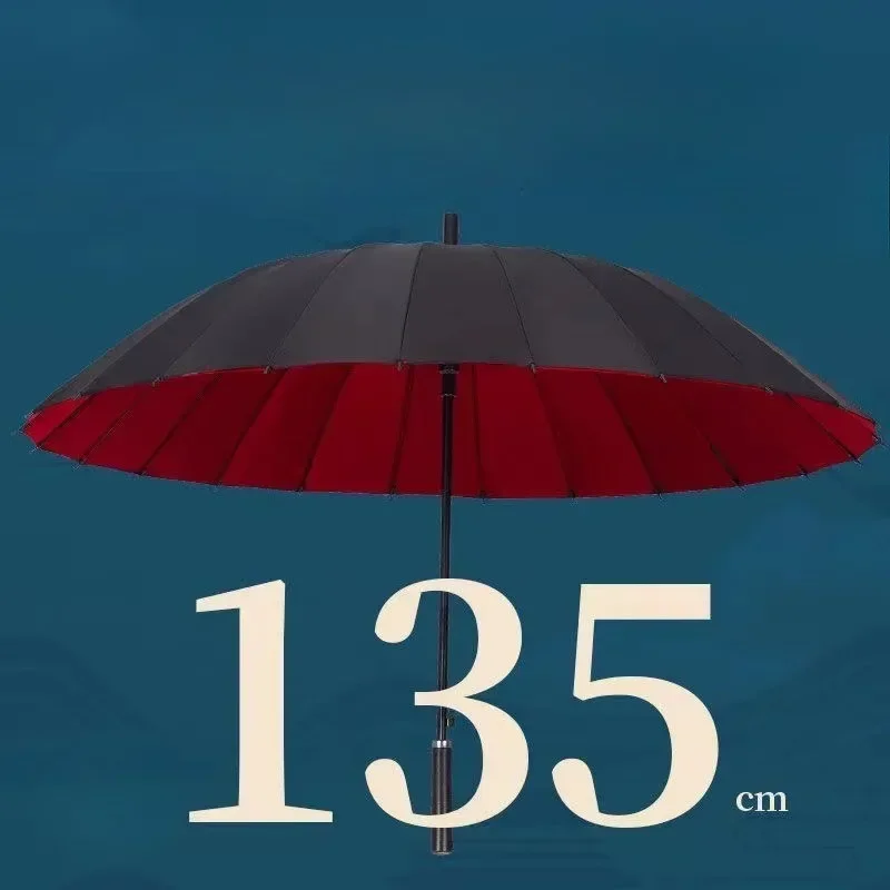 24 Bones Automatic Double-layer Long Handle Umbrella Bent Handle Double Large Sunny Rain Umbrella Windproof Household Rain Gear
24 Bones Automatic Double-layer Long Handle Umbrella Bent Handle Double Large Sunny Rain Umbrella Windproof Household Rain Gear