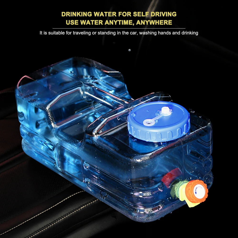 5.5L/10L Driving Water Tank Container Portable with Faucet Camping Car Water Container Wateater Bucket for Camping Picnic Hiking
5.5L/10L Driving Water Tank Container Portable with Faucet Camping Car Water Container Wateater Bucket for Camping Picnic Hiking