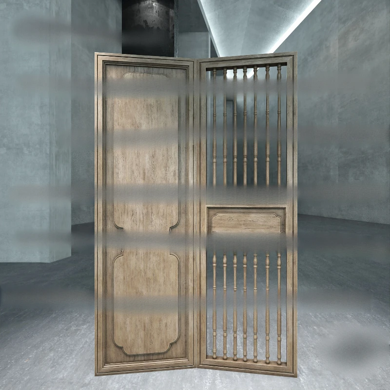 Retro screen old partition dining room entrance door solid wood bedroom living room office beauty salon Chinese folding screen
Retro screen old partition dining room entrance door solid wood bedroom living room office beauty salon Chinese folding screen