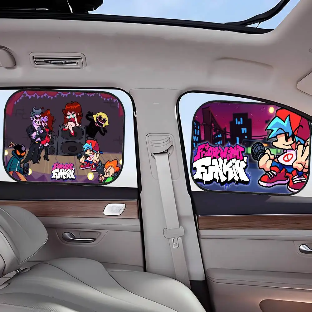 Friday N-Night Funkin Game Sun Shade Cover For Car Side Window Electrostatic Curtains Sun Protection For Baby 99.9% UV Blocker
Friday N-Night Funkin Game Sun Shade Cover For Car Side Window Electrostatic Curtains Sun Protection For Baby 99.9% UV Blocker