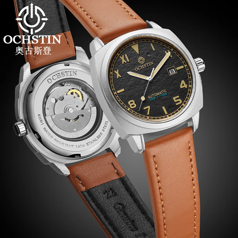 OCHSTIN's new *men's men's watch, fully automatic skeleton luminous fashion brand genuine leather watch
OCHSTIN's new *men's men's watch, fully automatic skeleton luminous fashion brand genuine leather watch