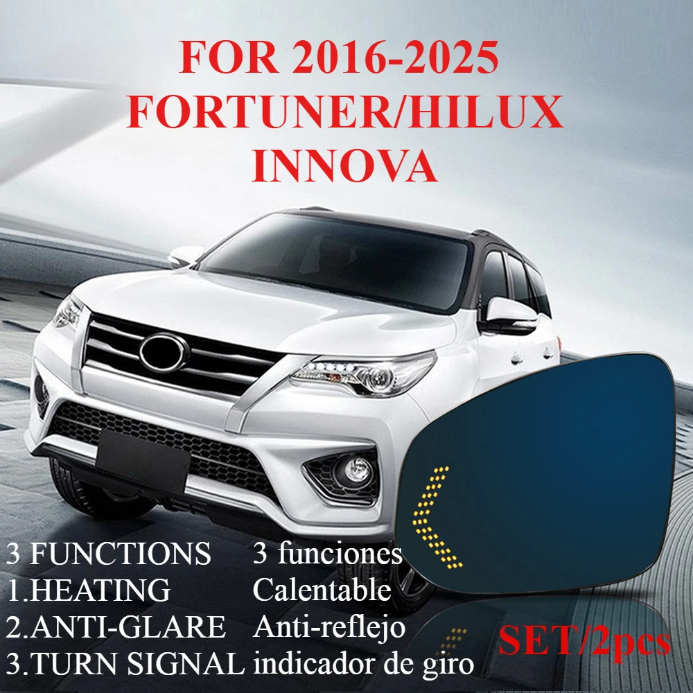 Зеркало заднего вида, синие очки для Hulix fortuner innova с указателем поворота + обогрев + антибликовые линзы для автомобильных зеркал с предупреждением о заднем ходе
Зеркало заднего вида, синие очки для Hulix fortuner innova с указателем поворота + обогрев + антибликовые линзы для автомобильных зеркал с предупреждением о заднем ходе