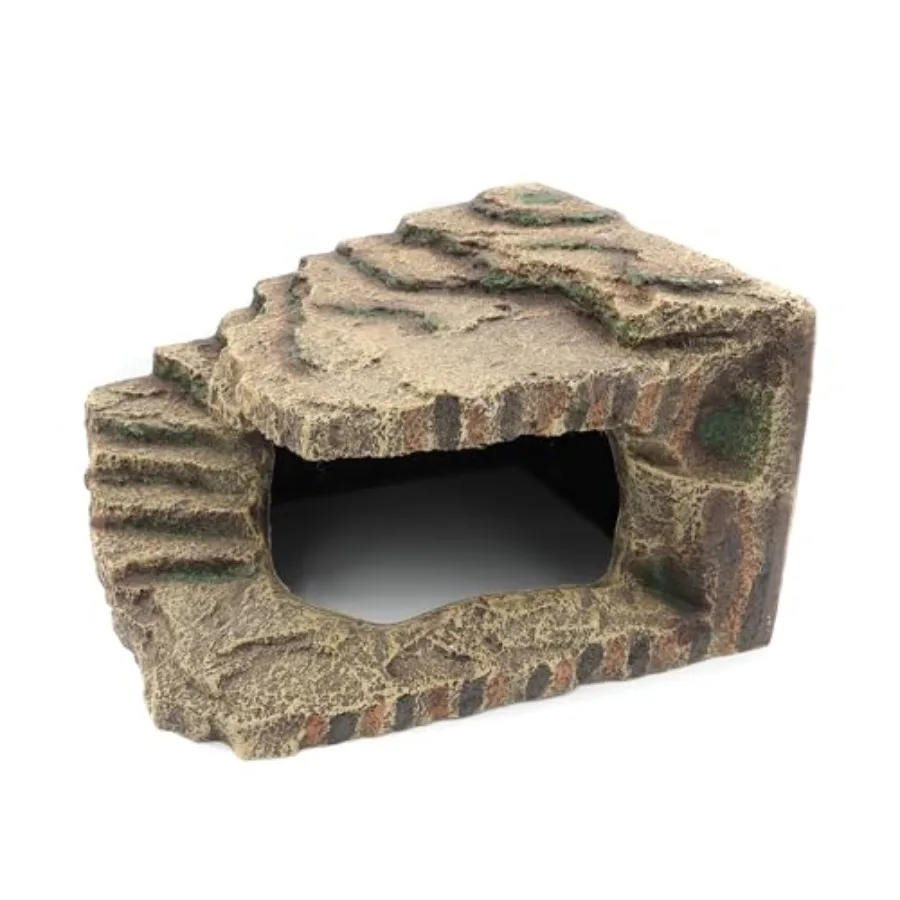Resin Reptile Hideouts Cave Habitat Decor for Gecko Leopard Lizards Toad Turtle
Resin Reptile Hideouts Cave Habitat Decor for Gecko Leopard Lizards Toad Turtle