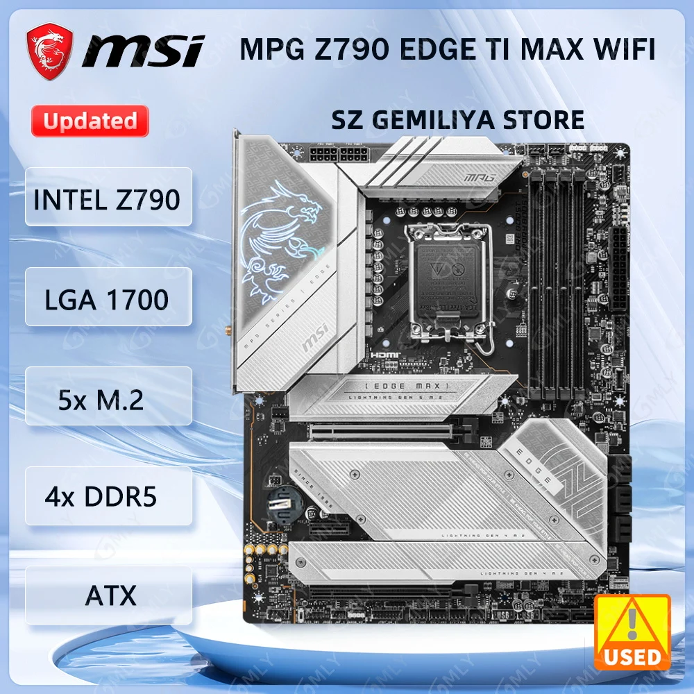 MSI MPG Z790 EDGE TI MAX WIFI Материнская плата INTEL Z790 LGA 1700 DDR5 256 ГБ M.2 SATA SSD ATX с поддержкой i9-14900 i5-14600 i5-13600
MSI MPG Z790 EDGE TI MAX WIFI Материнская плата INTEL Z790 LGA 1700 DDR5 256 ГБ M.2 SATA SSD ATX с поддержкой i9-14900 i5-14600 i5-13600