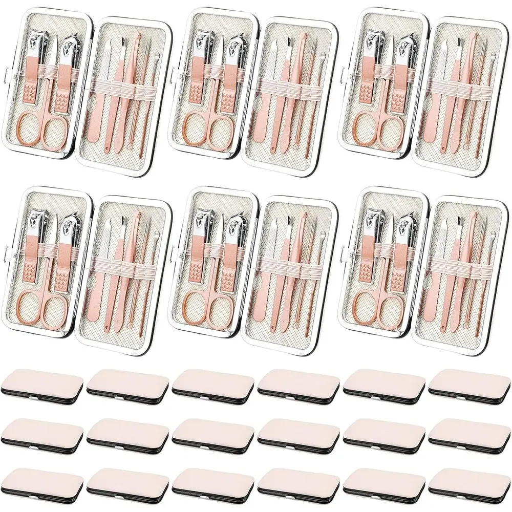 24-Piece Valentine Nail Care Set with Travel Case, Stainless Steel Tools, Suitable for Men and Women
24-Piece Valentine Nail Care Set with Travel Case, Stainless Steel Tools, Suitable for Men and Women