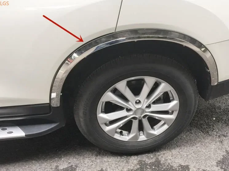 For Nissan X-Trail 2014-2020 stainless steel wheel eyebrow decorative strip Wheel decorative frame anti-scratch car accessories
For Nissan X-Trail 2014-2020 stainless steel wheel eyebrow decorative strip Wheel decorative frame anti-scratch car accessories