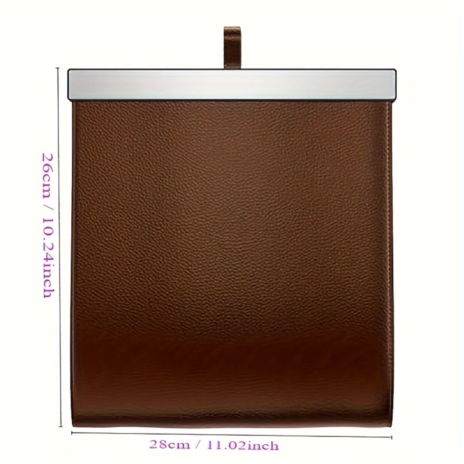 Large Capacity Waterproof PU Leather Car Trash Can, Hangs on Back Seat for Easy Dispose
Large Capacity Waterproof PU Leather Car Trash Can, Hangs on Back Seat for Easy Dispose