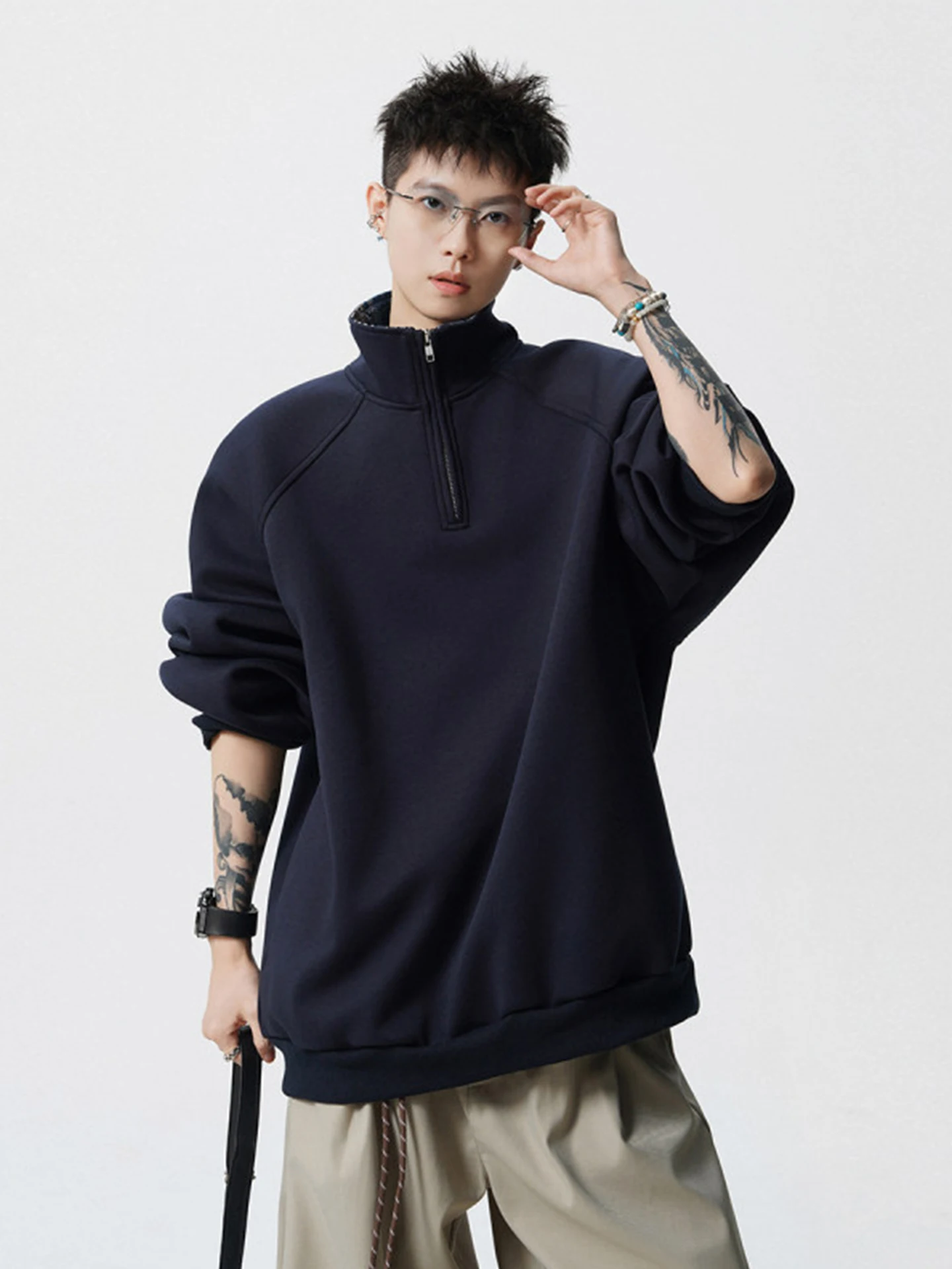 Мужская толстовка American Sle Heavyweight Air Layered с молнией, деконструированный дизайн, модный свободный крой, воротник-стойка
Мужская толстовка American Sle Heavyweight Air Layered с молнией, деконструированный дизайн, модный свободный крой, воротник-стойка