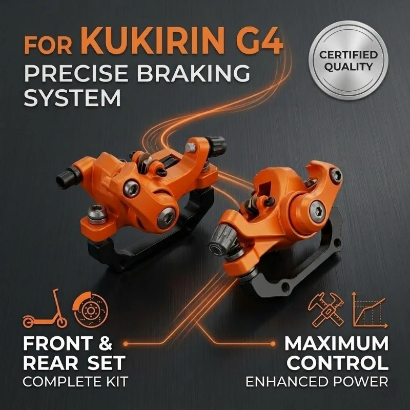 Тормозной суппорт для электросамоката Kukirin G4, передний/задний, F180/R160, прямая замена
Тормозной суппорт для электросамоката Kukirin G4, передний/задний, F180/R160, прямая замена