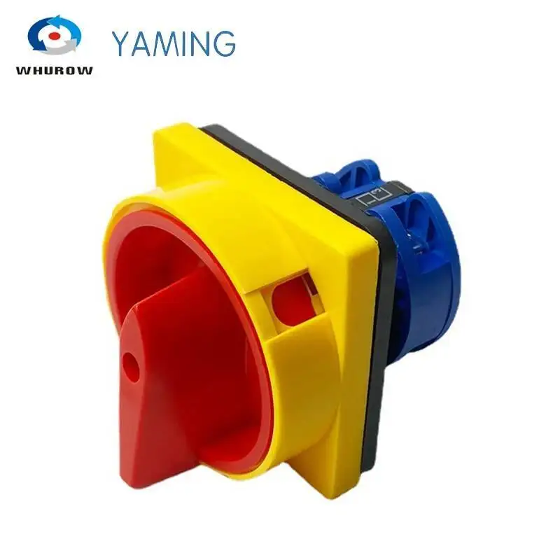 25A OFF-ON Four Terminals One Poles Disconnect Isolator Switches LW26GS 48x48mm 64x64mm Padlock Rotary Cam Switch
25A OFF-ON Four Terminals One Poles Disconnect Isolator Switches LW26GS 48x48mm 64x64mm Padlock Rotary Cam Switch